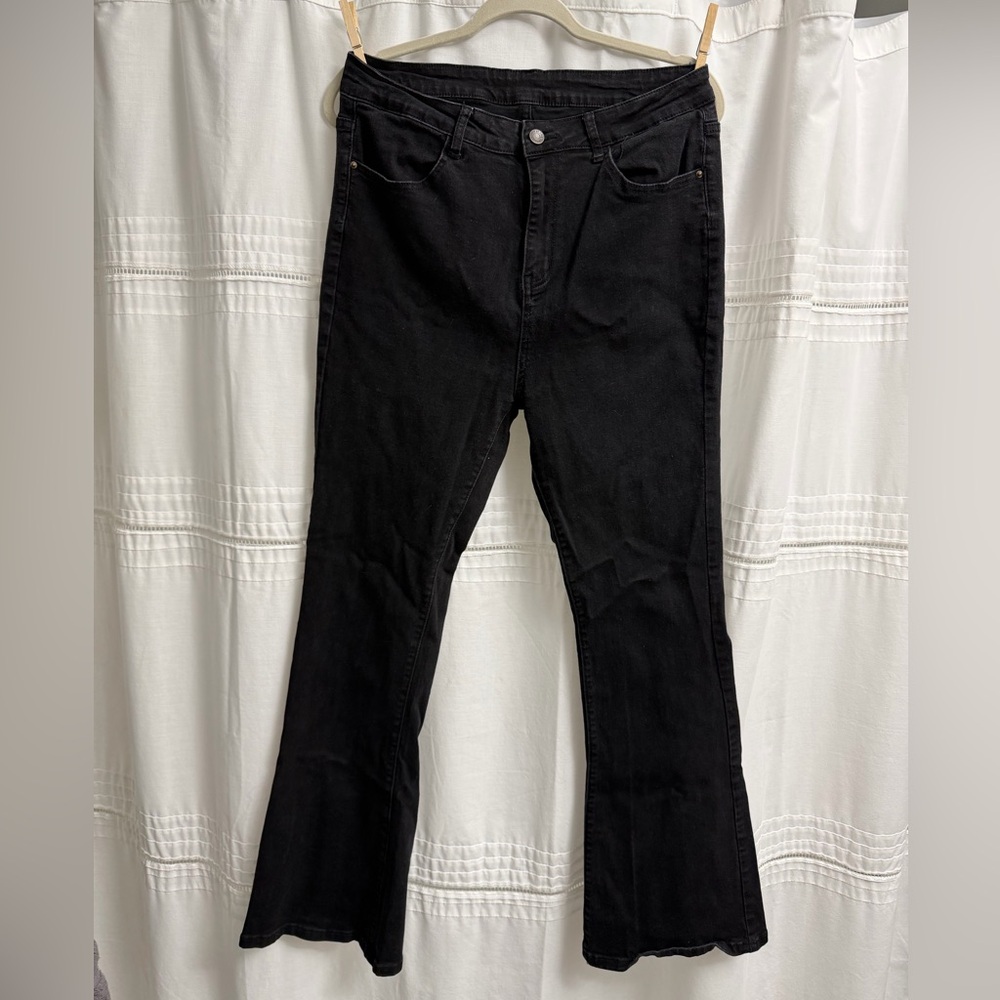 Black Women's Flare Bootcut Jeans